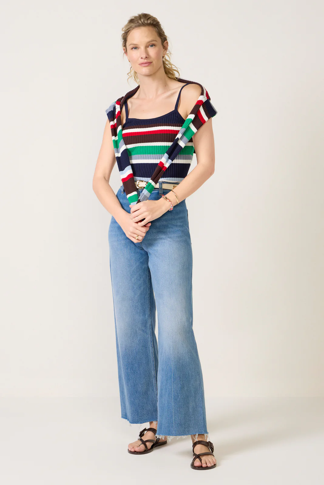 Alyssa Stripe Twin Set Tank - Image 2