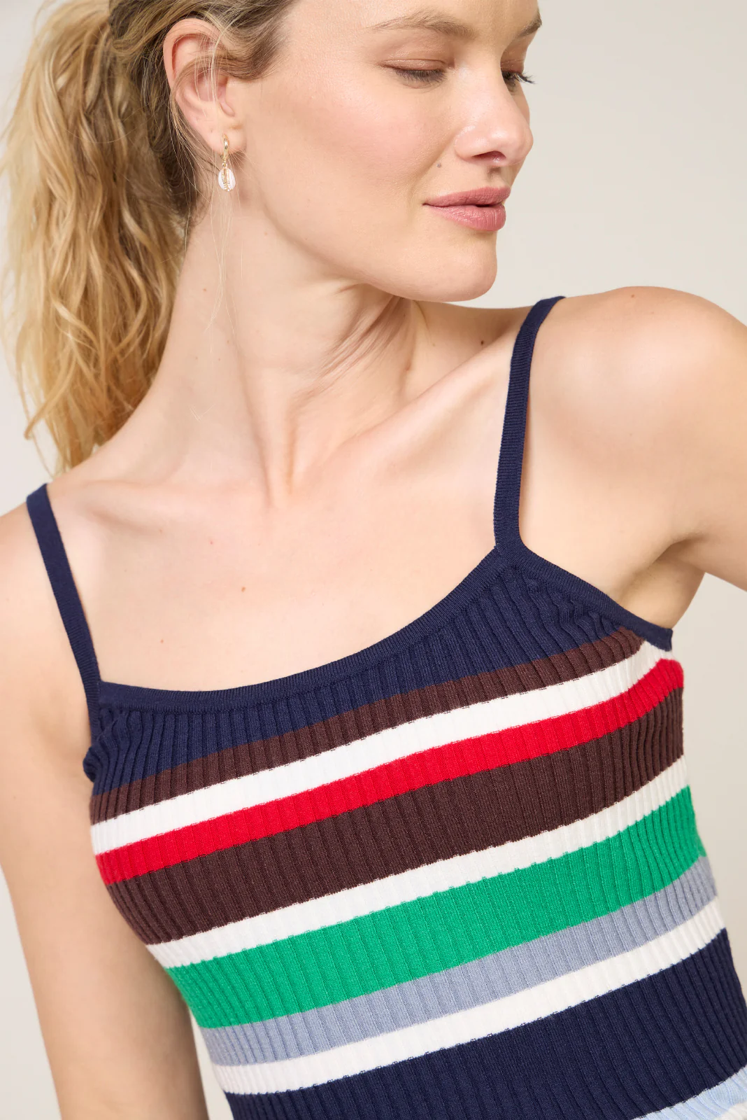 Alyssa Stripe Twin Set Tank - Image 3