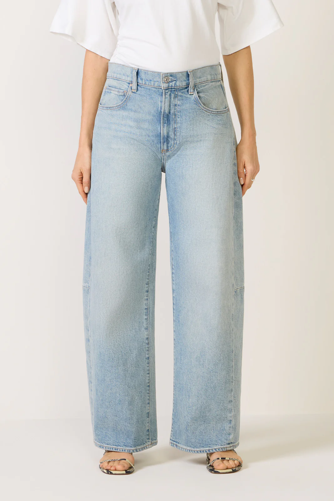 Arellia Skimmer W Outseam Panels Barrel Jean - Image 5
