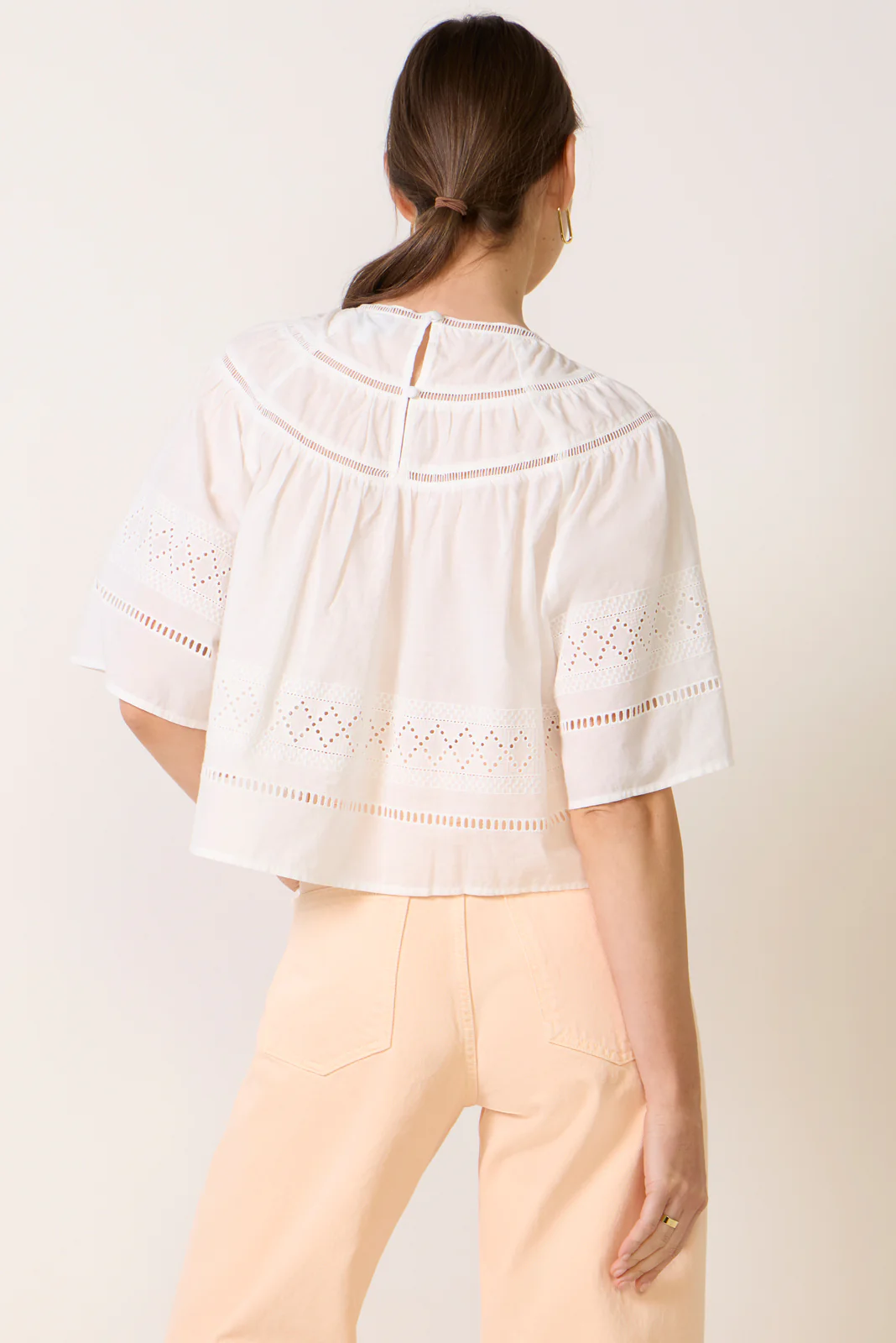 Arie Cutwork Blouse - Image 4