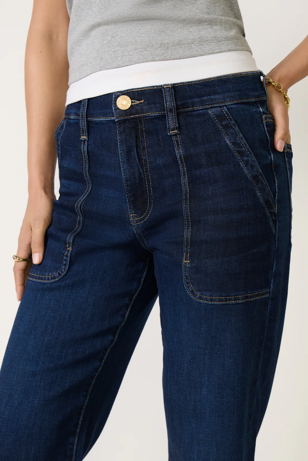 Avery Pork Chop Pocket Straight Jean - Image 2