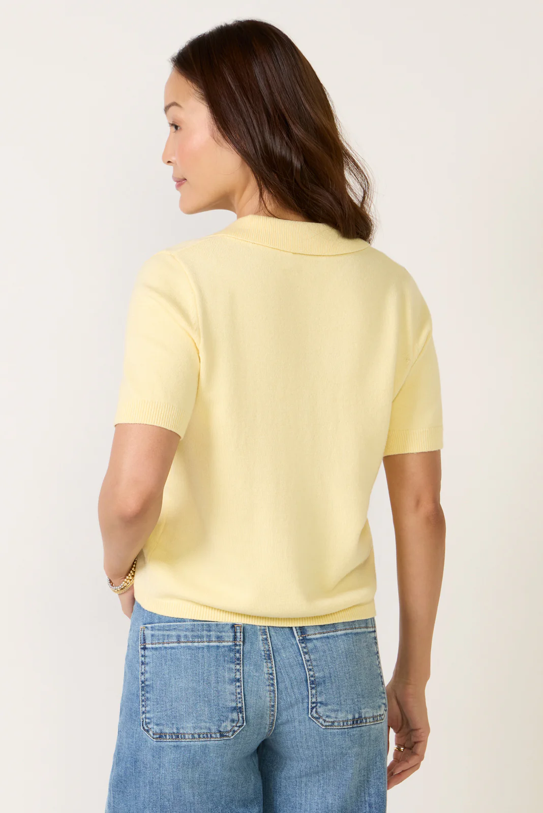 Bennie Polo Sweater Tee - Image 4