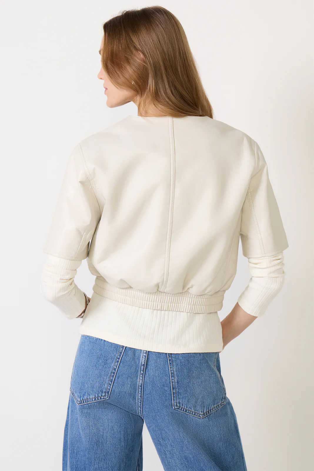 Billie Leather Bomber - Image 4