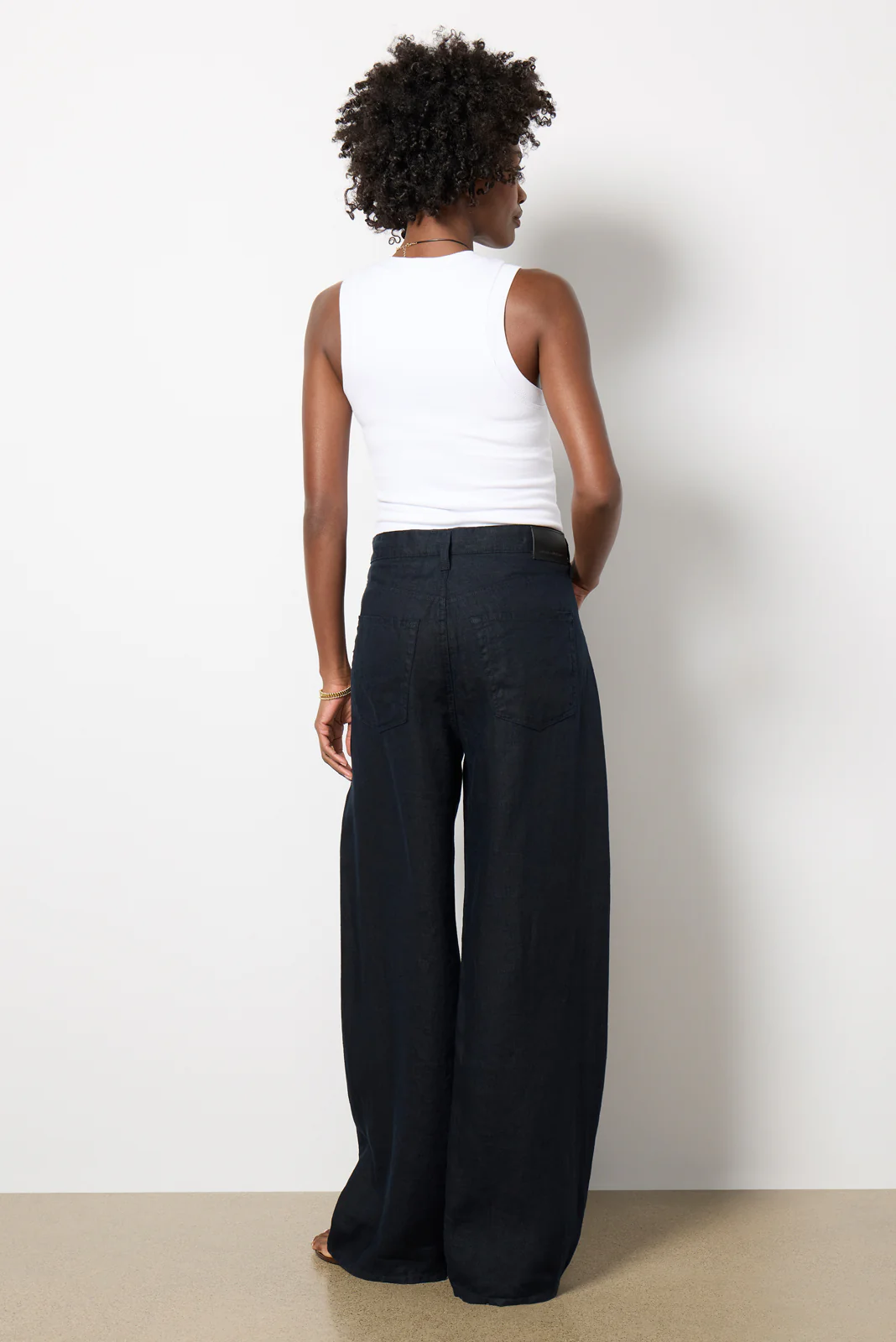 Brynn Drawstring Linen Pant - Image 4