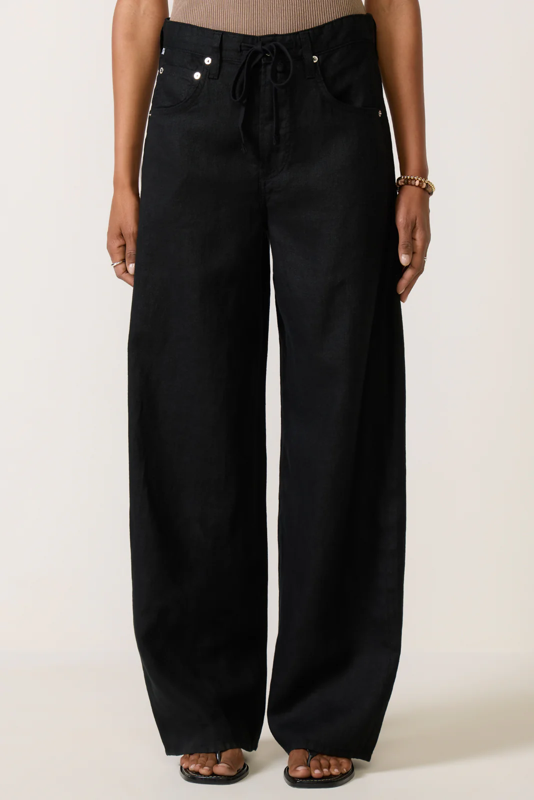 Brynn Wide Leg Drawstring Pant - Image 5