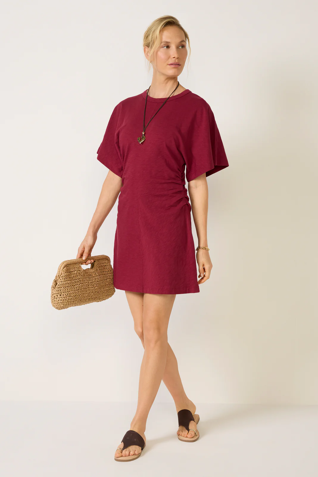 Cam Ruched Mini Dress - Image 2