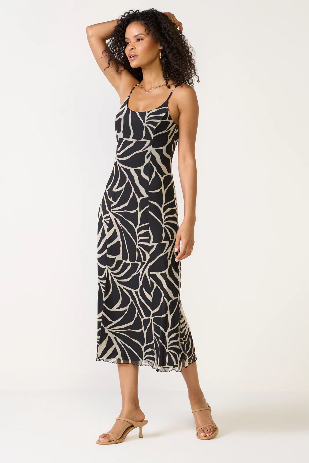 Charisma Tova Palm Midi Dress - Image 3