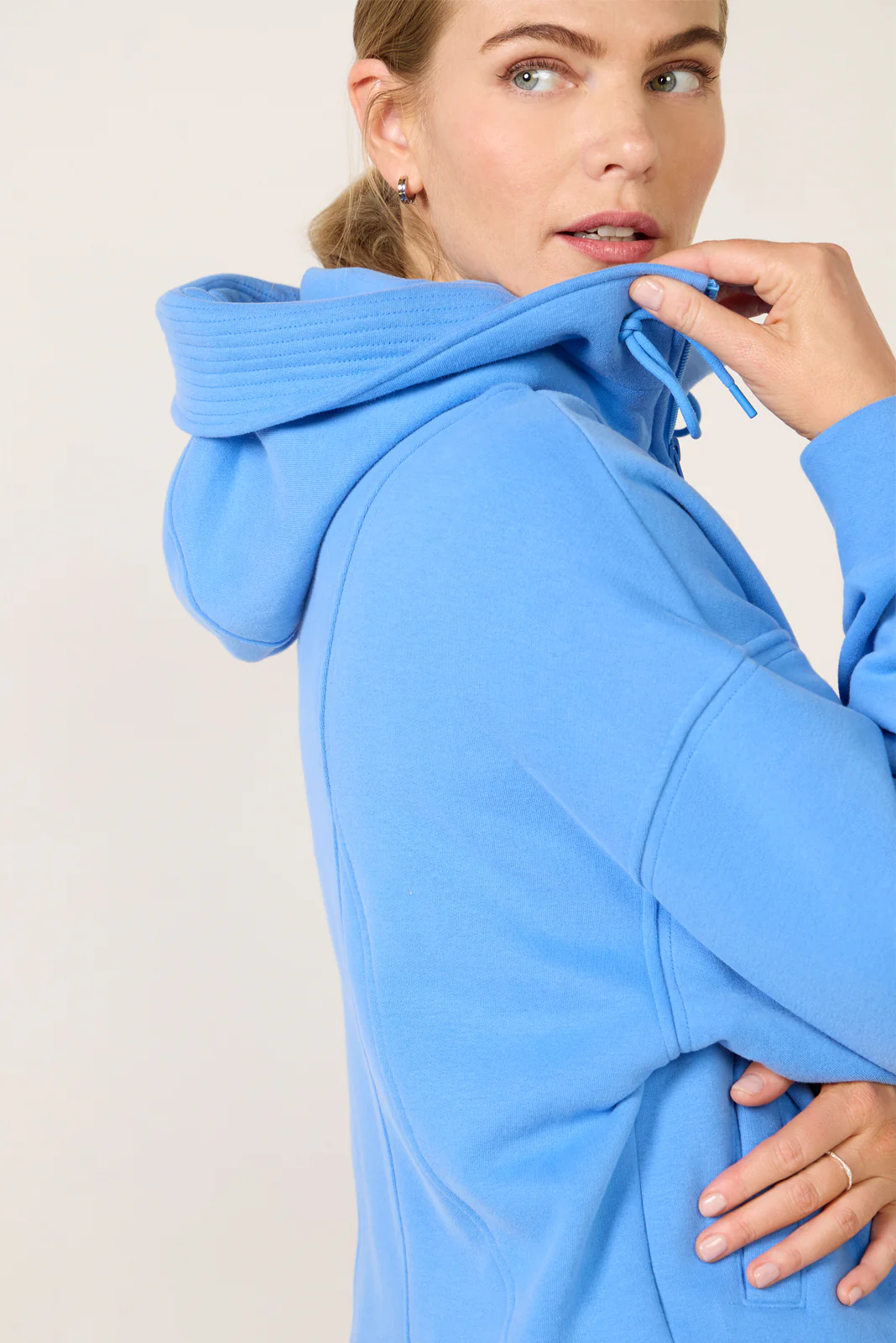 Cotton Fleece Zip Up Hoodie - Image 2