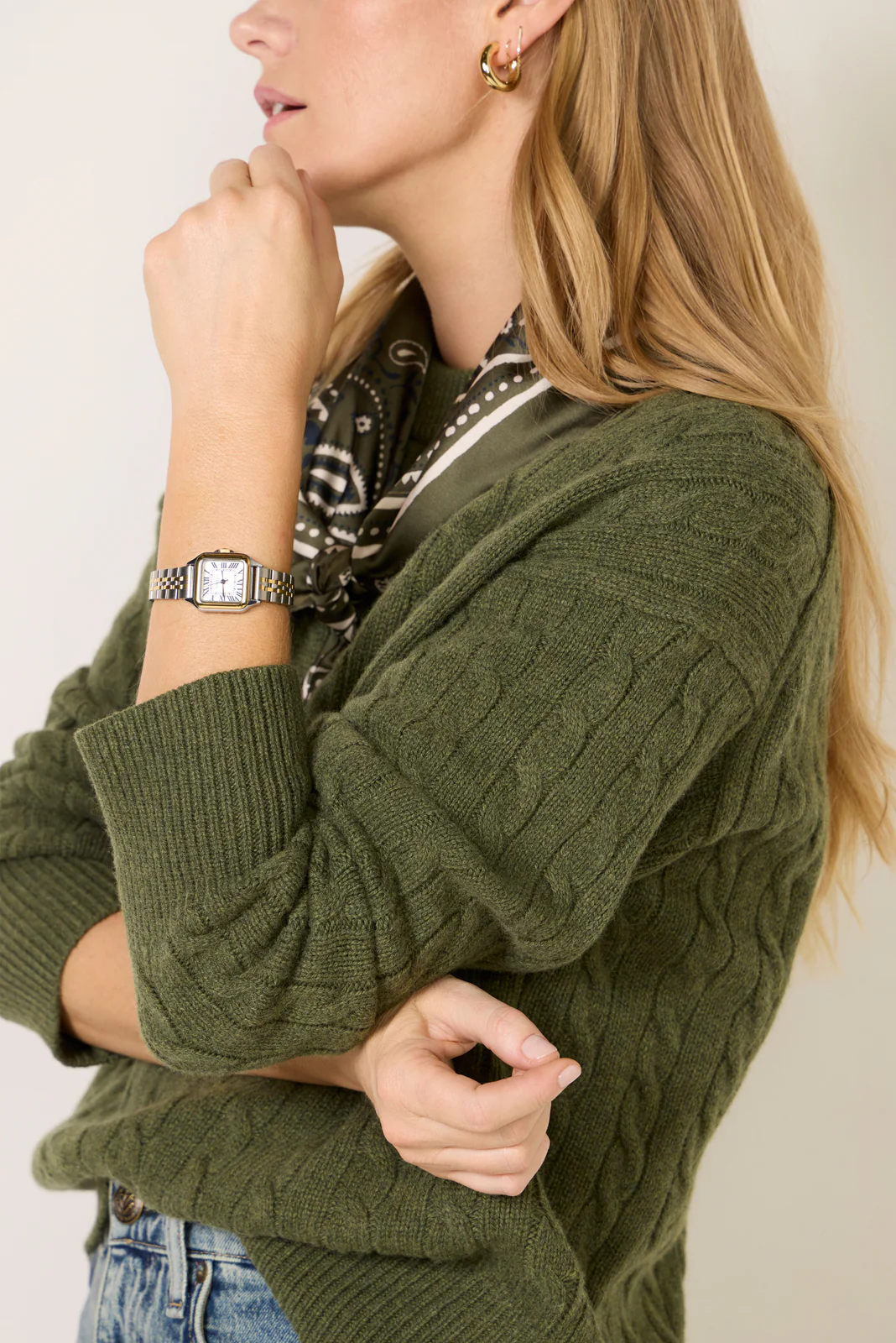 Crew Cable Sweater - Image 3