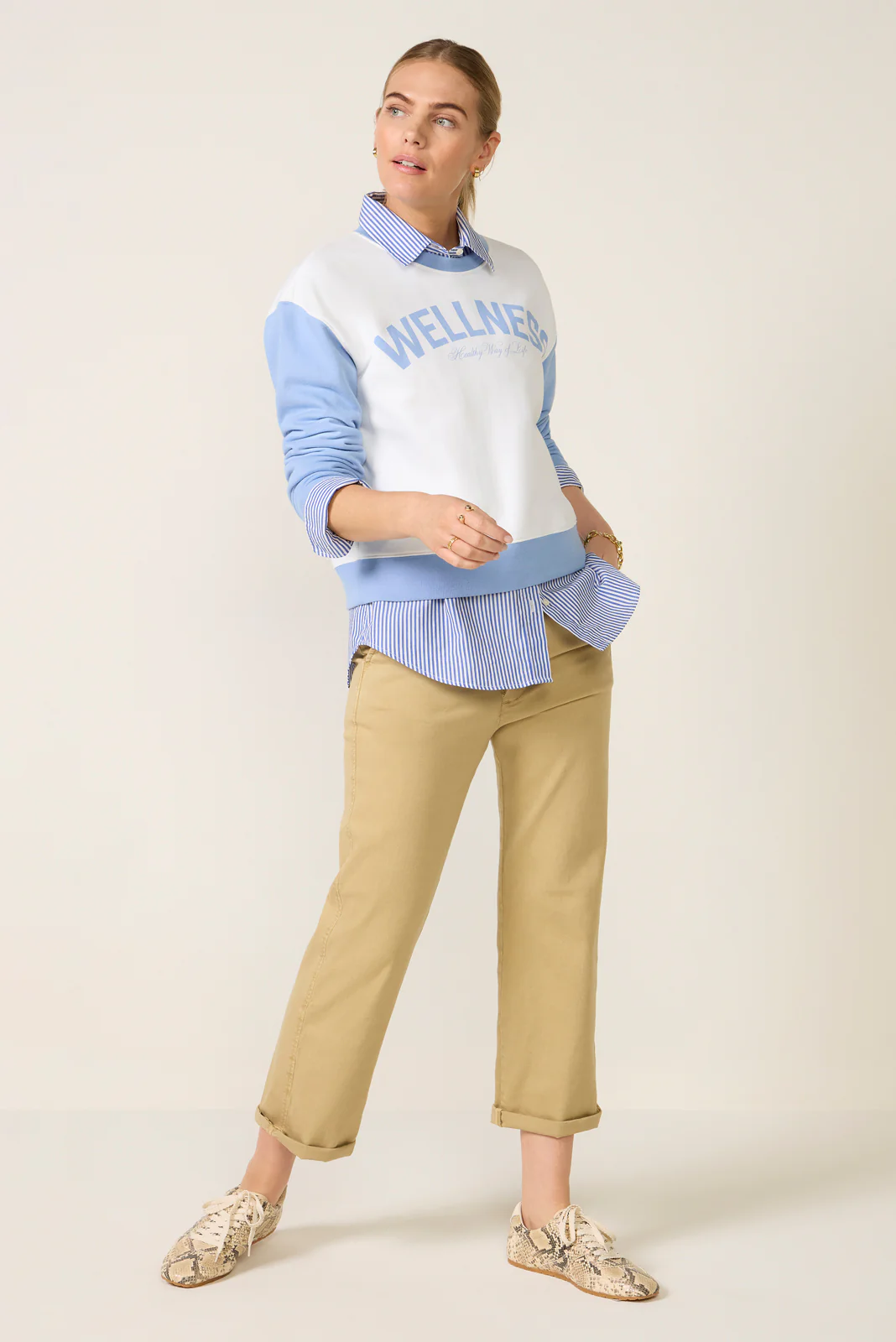 Crew Neck Graphic Sweatshirt - Image 6