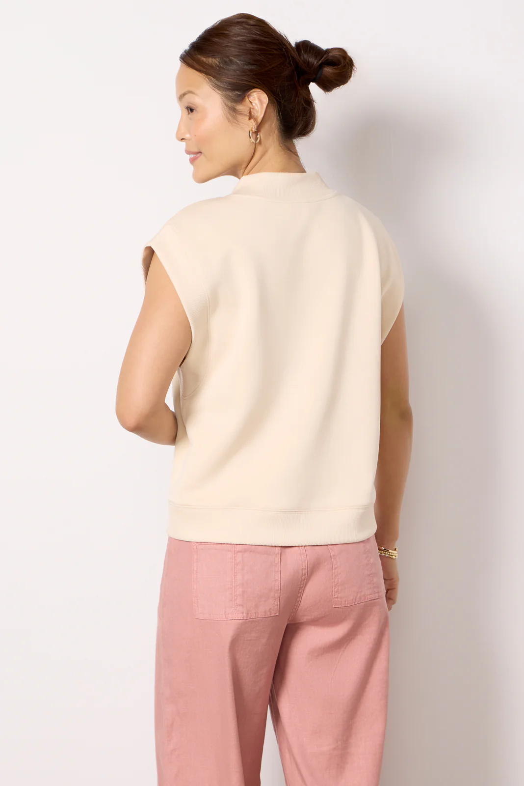 Eva Sleek V Neck Top - Image 4