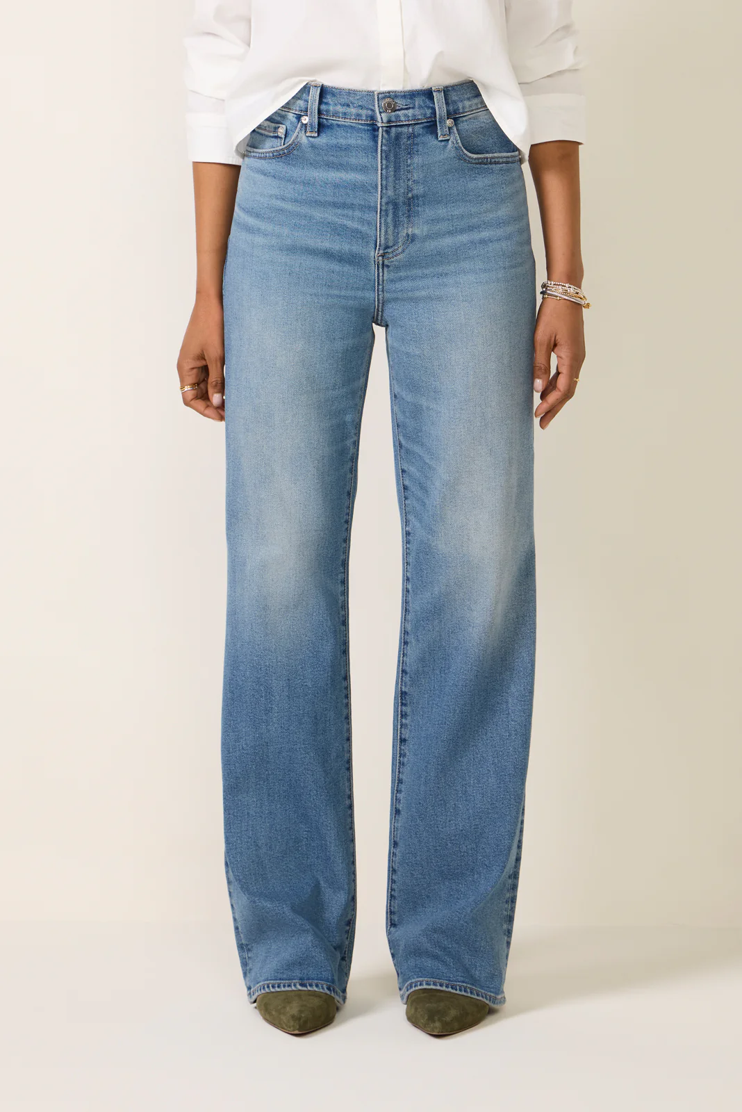 Evie High Rise Slim Bootcut Jean - Image 5