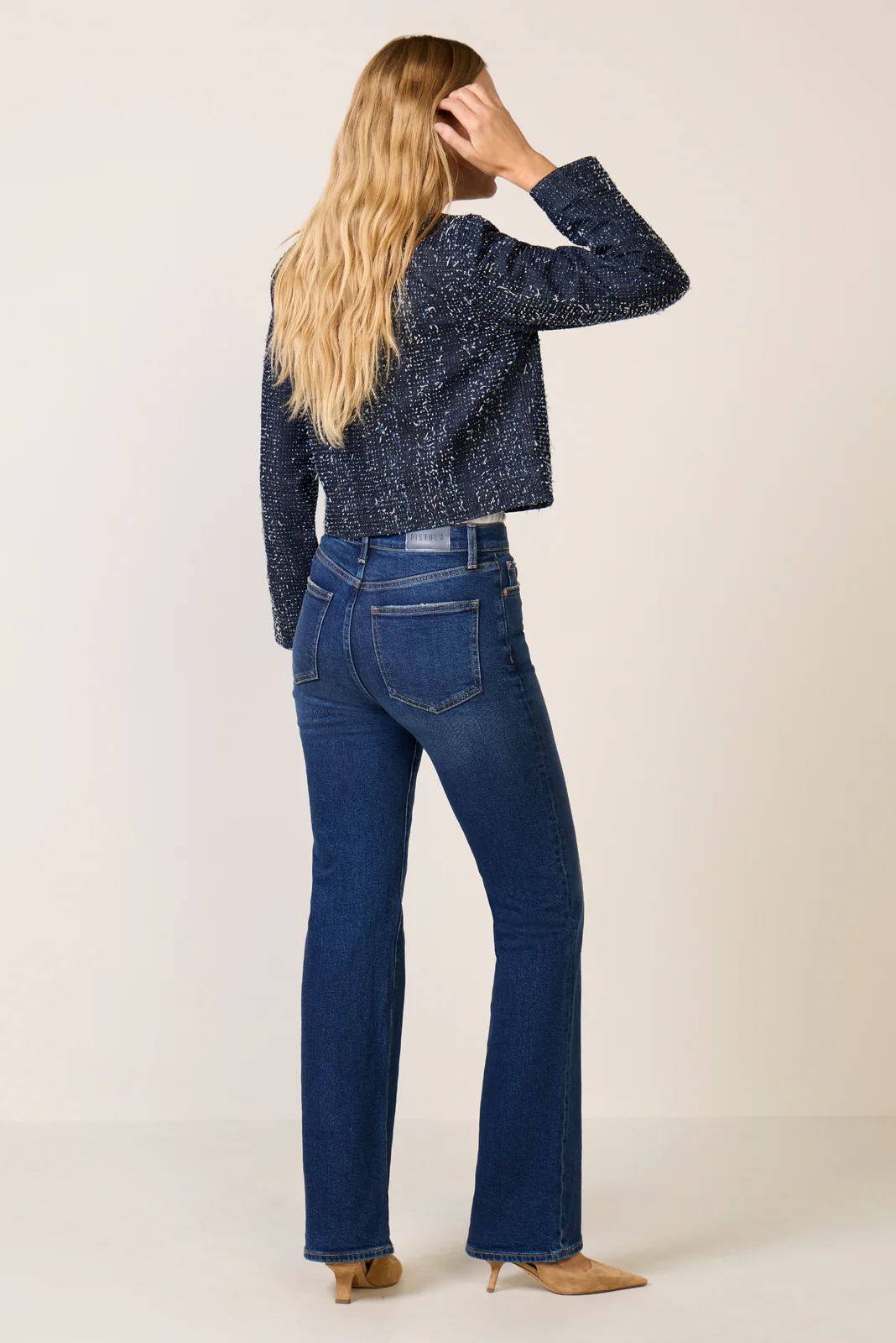 Evie High Rise Slim Bootcut Jean - Image 4