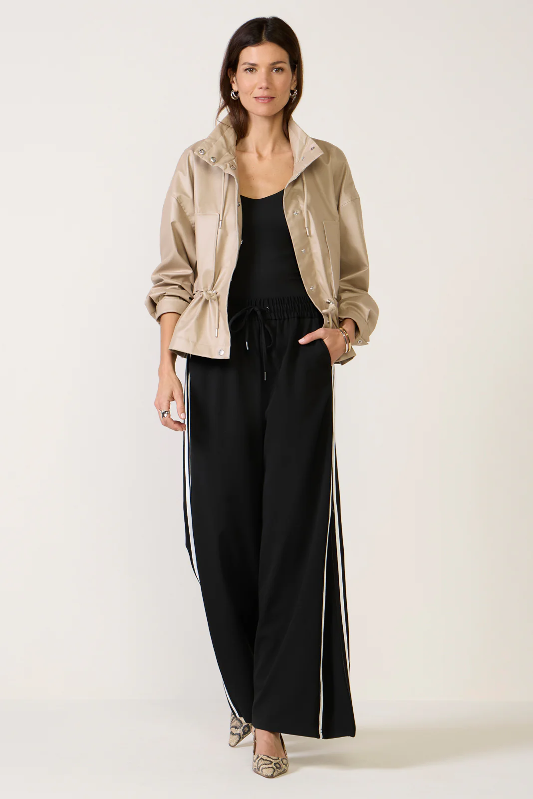 Faux Leather Bomber - Image 2