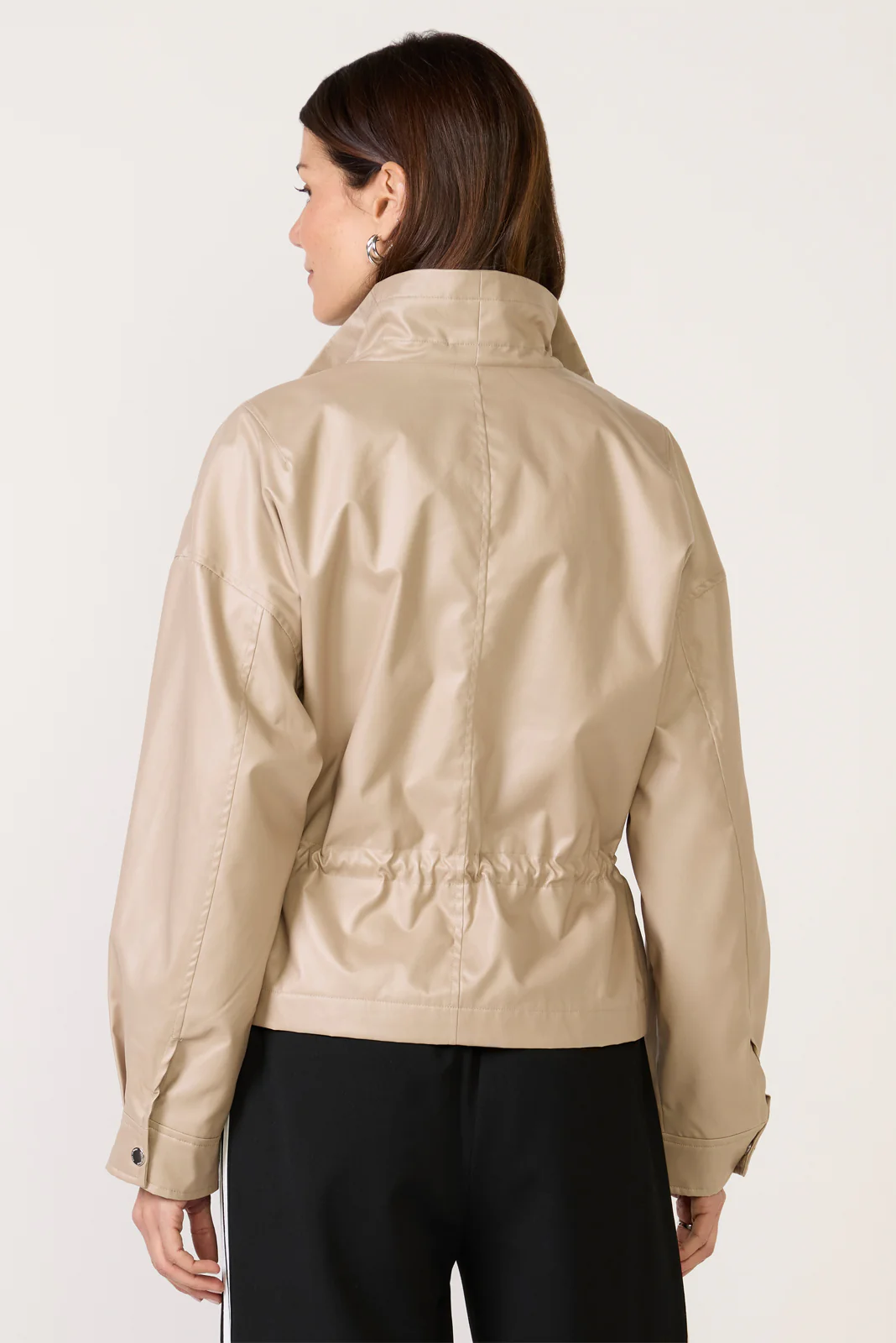 Faux Leather Bomber - Image 4