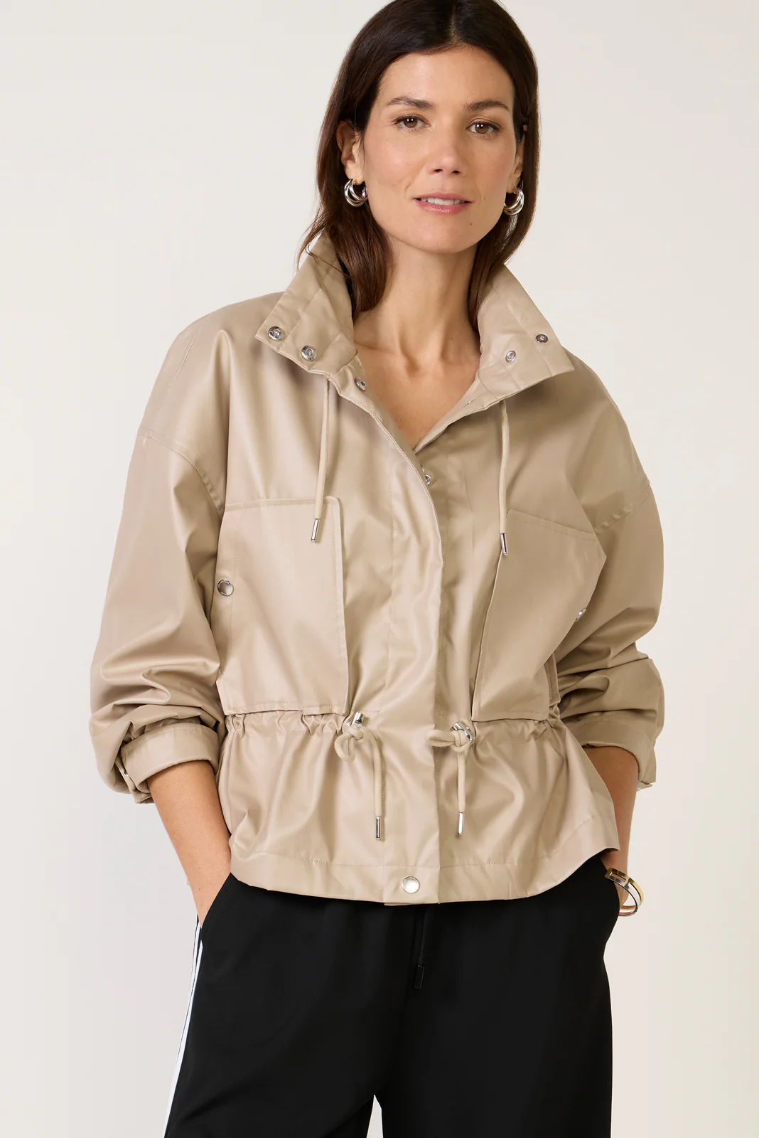 Faux Leather Bomber - Image 6