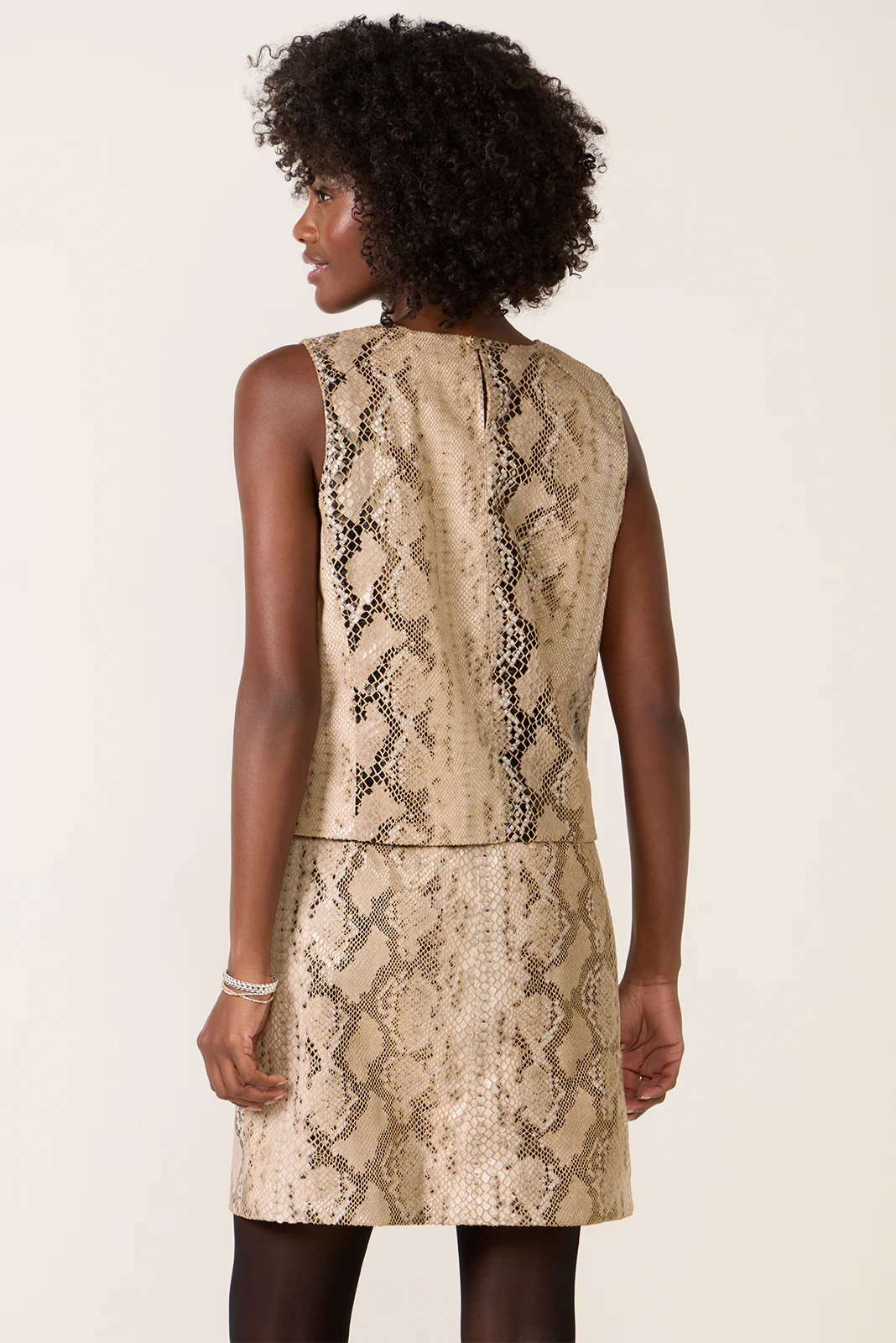 Forez Faux Leather Top - Image 4
