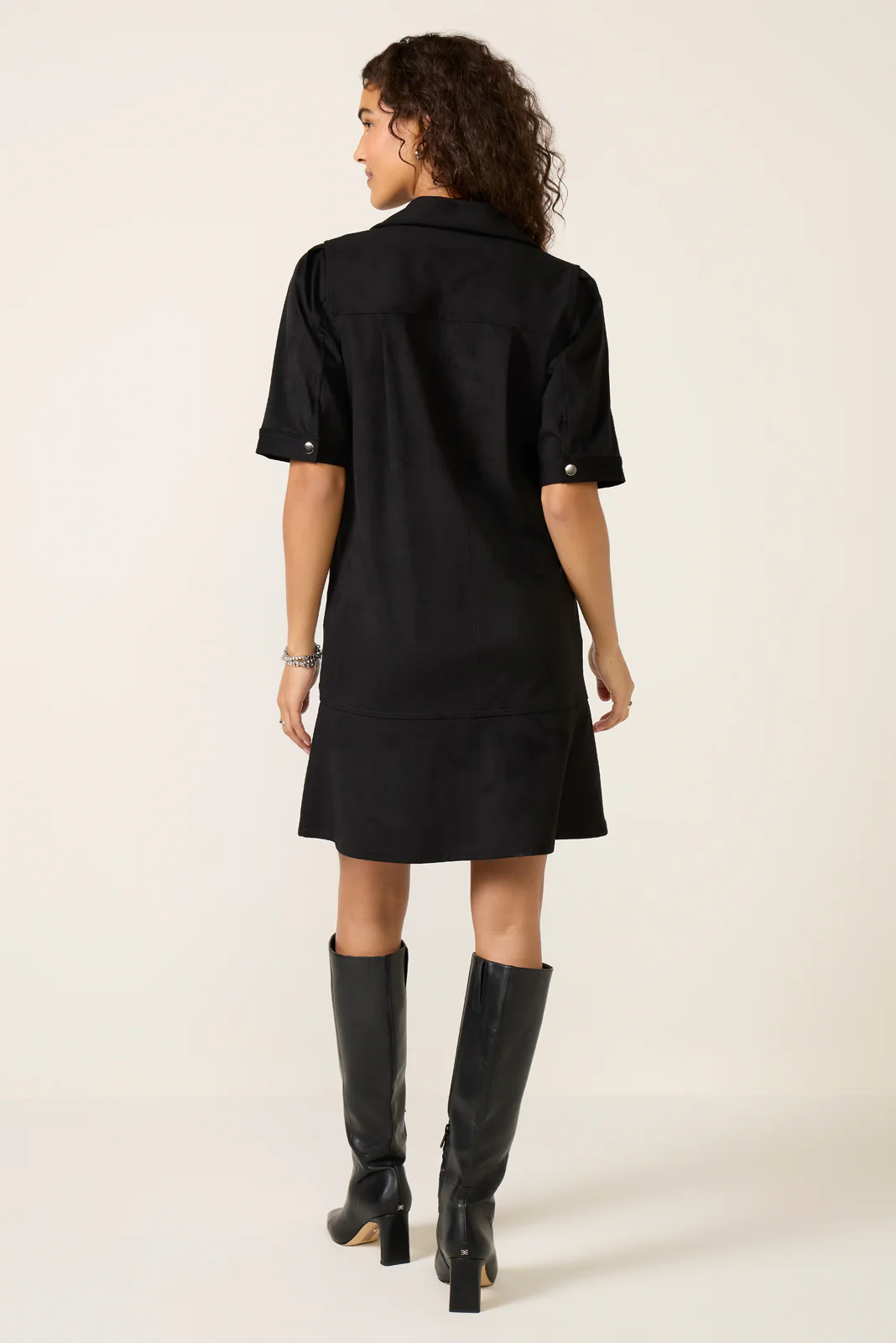 Fowler Faux Suede Shift Dress - Image 4