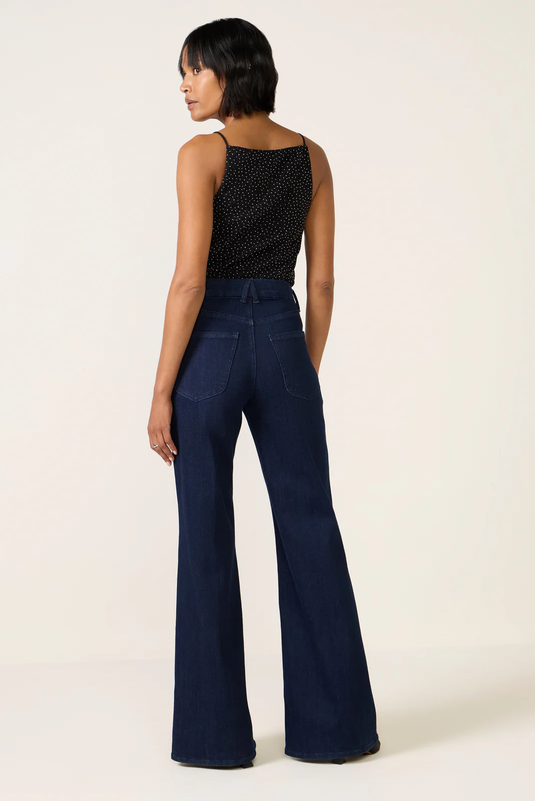Good Waist Palazzo Wide Leg Jean - Image 4