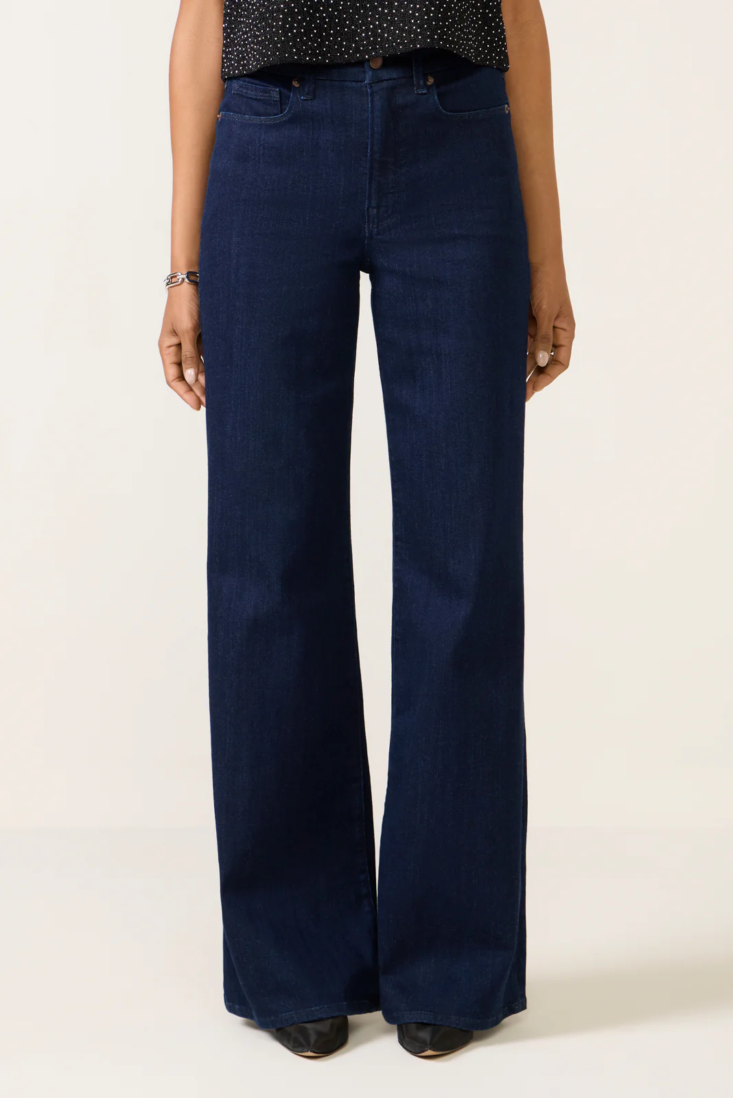 Good Waist Palazzo Wide Leg Jean - Image 5