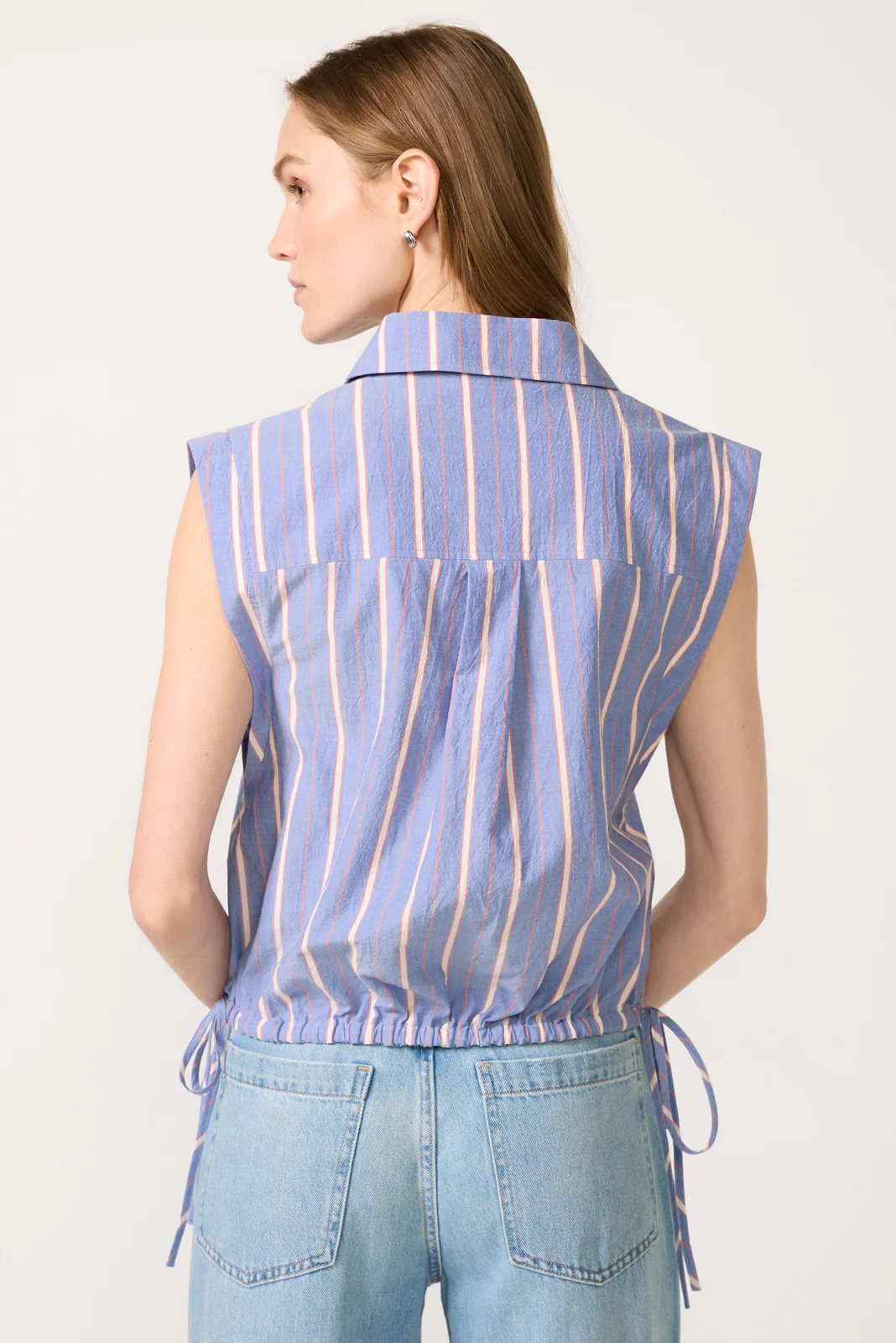 Gwen Side Tie Popover Top - Image 4