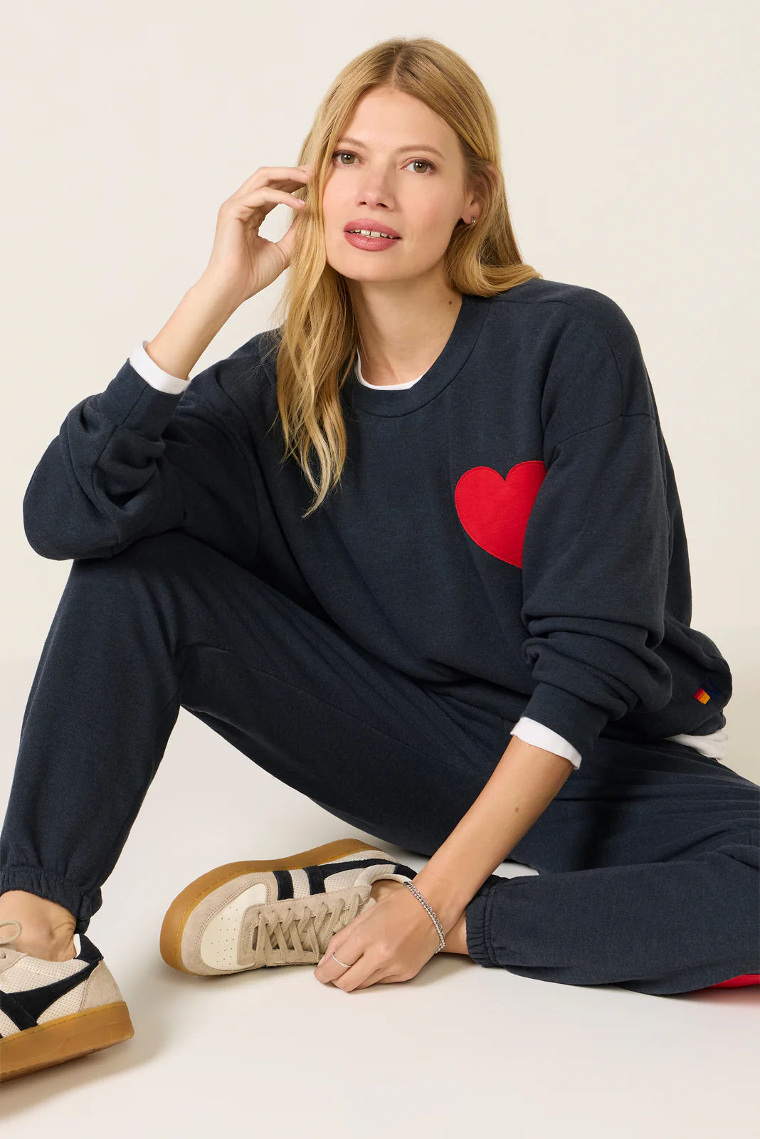 Heart Stitch Crew Sweatshirt - Image 6