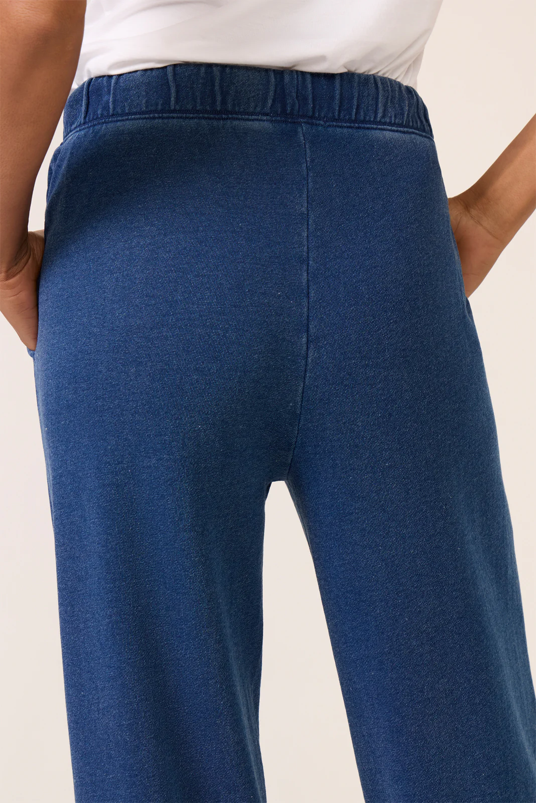 Hunter Knit Denim Wide Leg Pant - Image 3