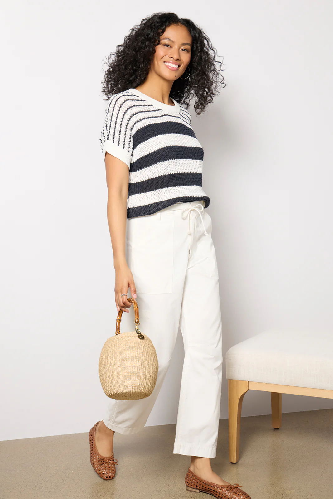 Ivy Open Weave Tee - Image 3