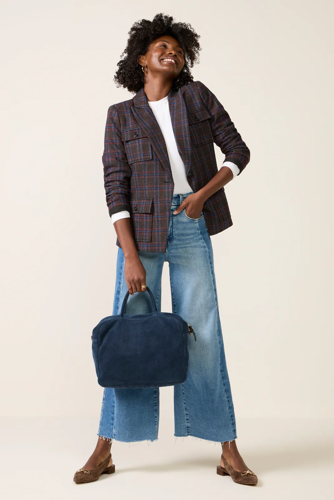 Jackie Plaid Blazer - Image 5