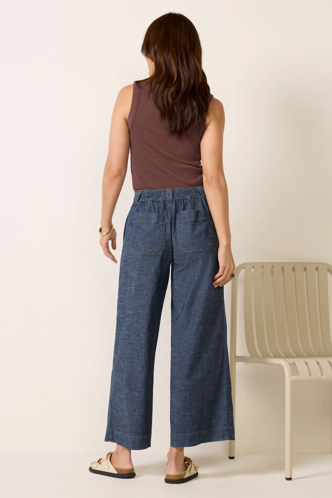 Jenny Pleated Culotte Pant - Image 4