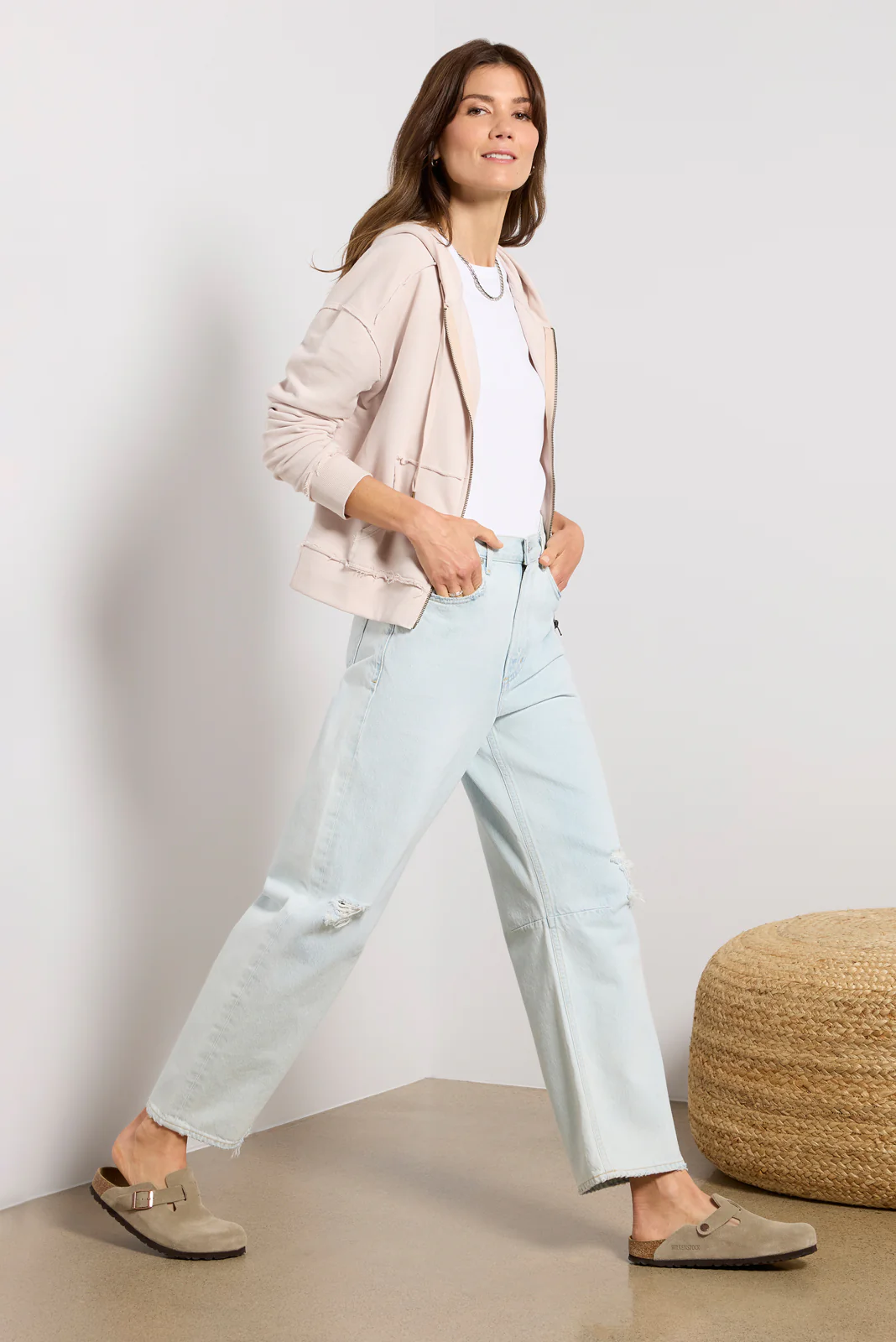 Jillian Zip Up Hoodie Sweatshirt - Image 6