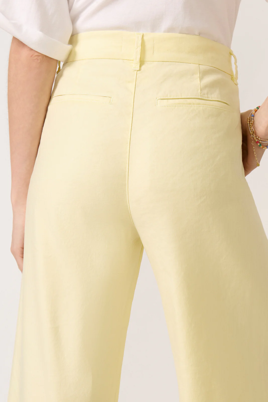 Joelle Stretch Linen Crop Pant - Image 3