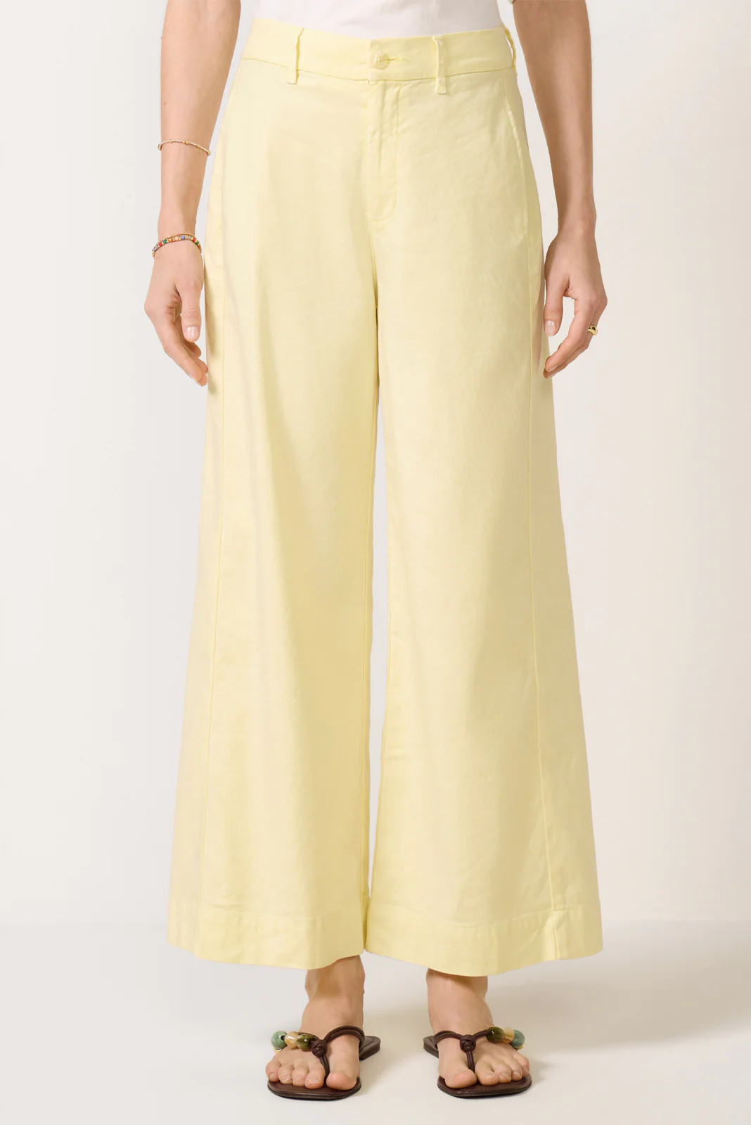 Joelle Stretch Linen Crop Pant - Image 5
