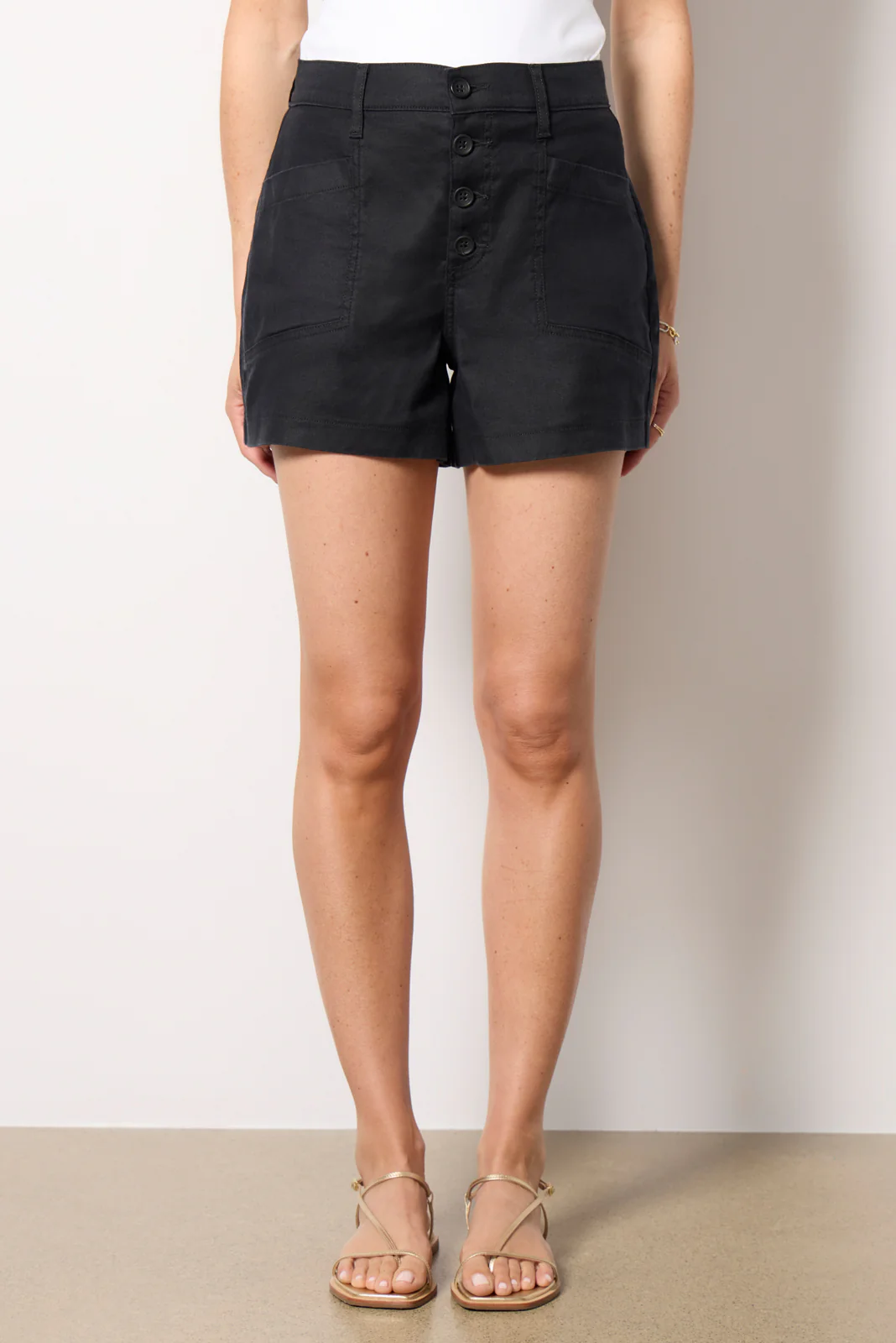 Joelle Stretch Linen Short - Image 5