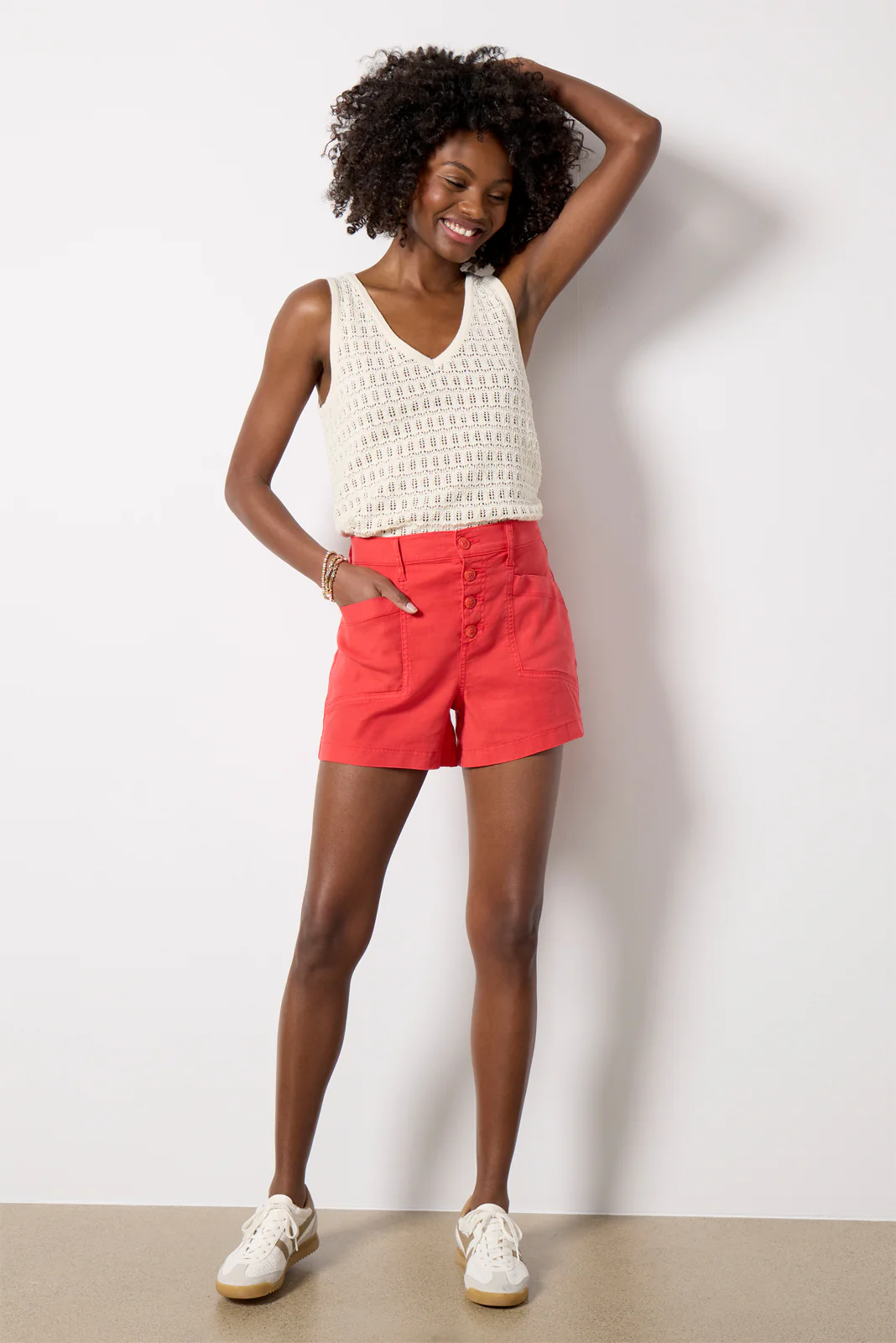 Joelle Stretch Linen Short