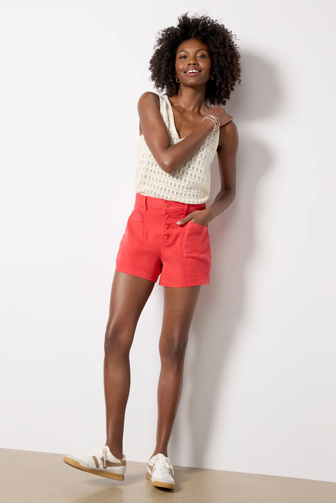 Joelle Stretch Linen Short - Image 5