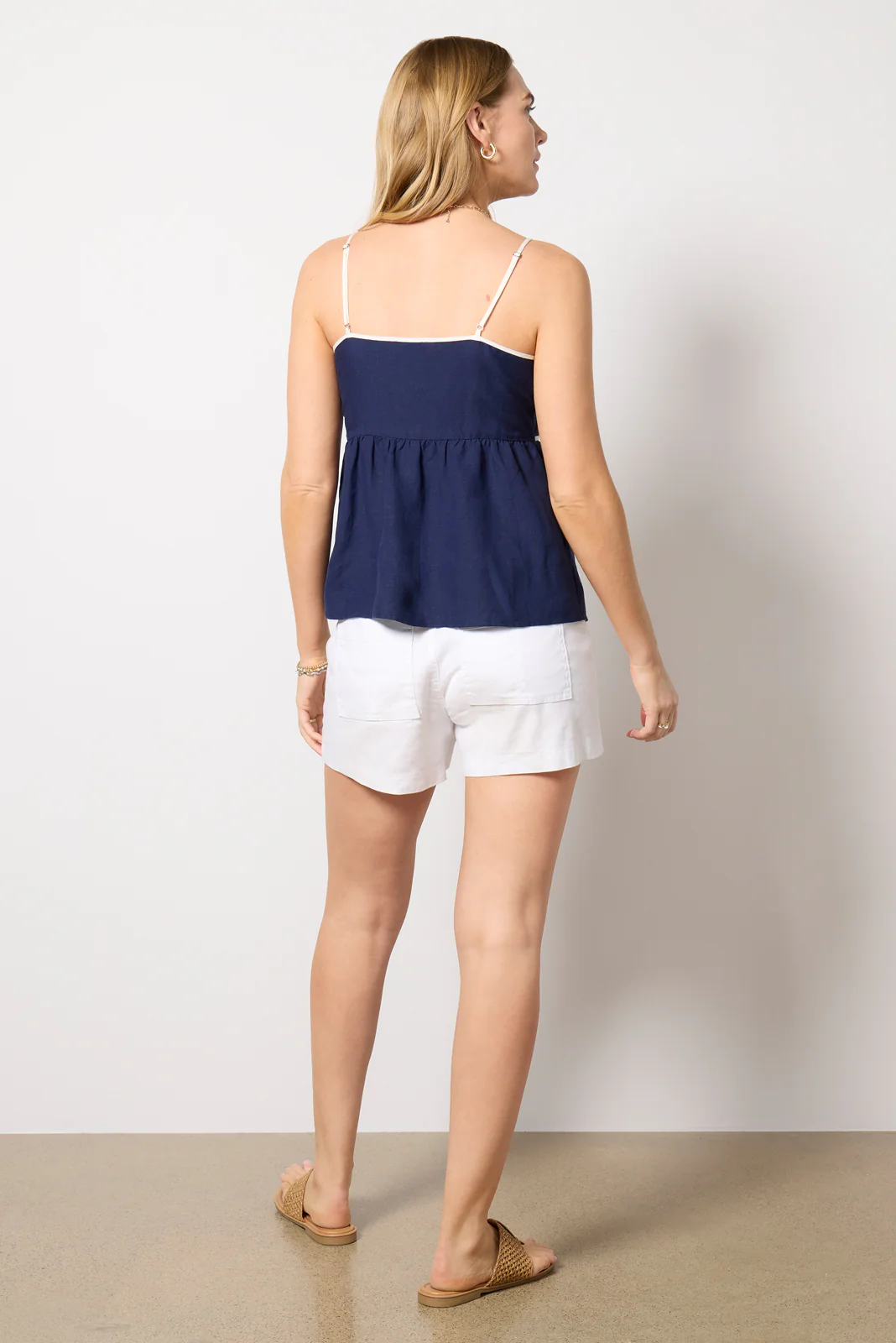 Joelle Stretch Linen Short - Image 4