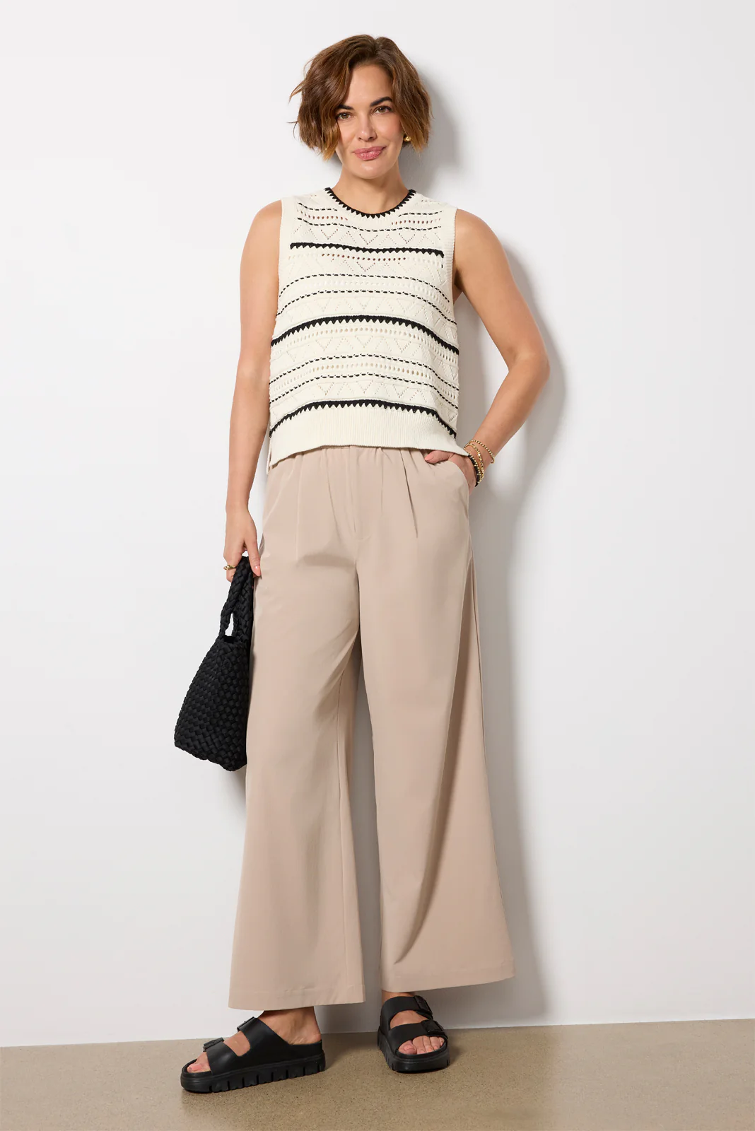 Kayson Wide Leg Trouser 29.5` - Image 5
