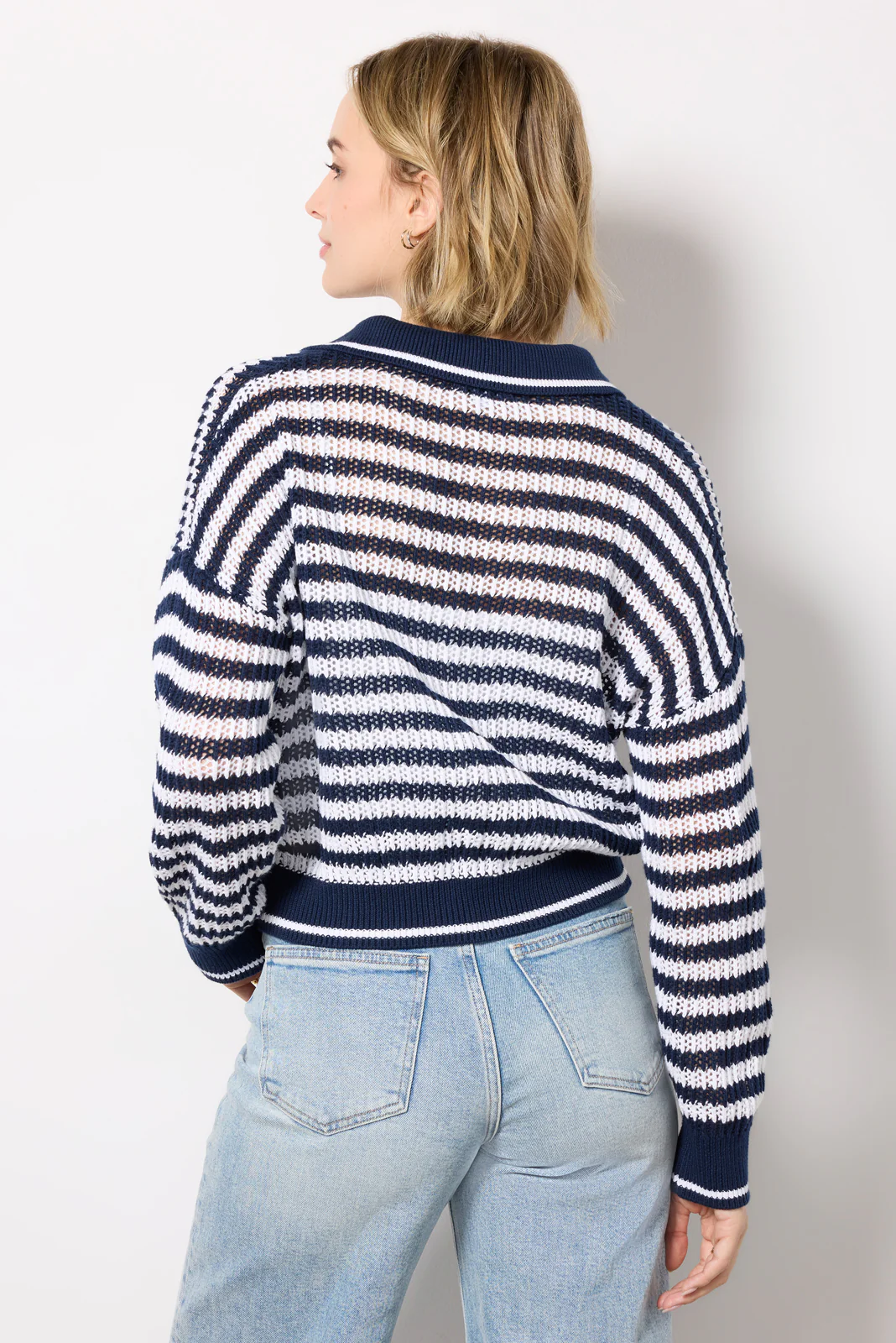 Kimberly Stripe Tipping Pullover - Image 4