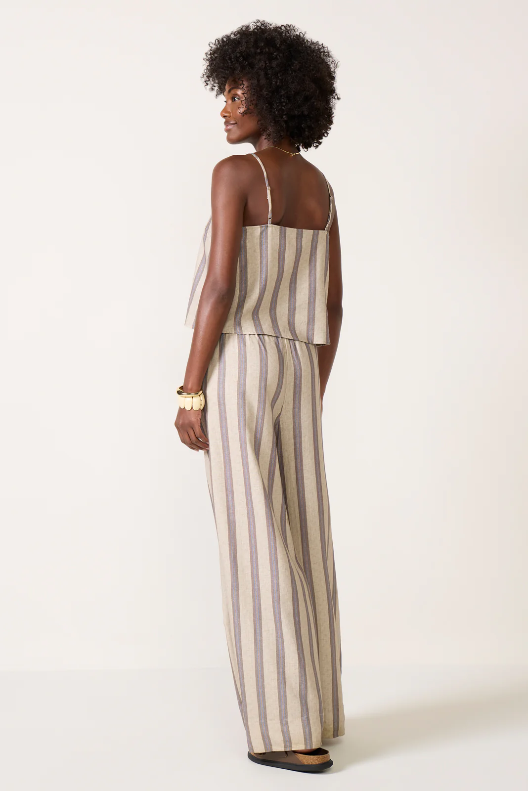 Leah Linen Stripe Pant - Image 4