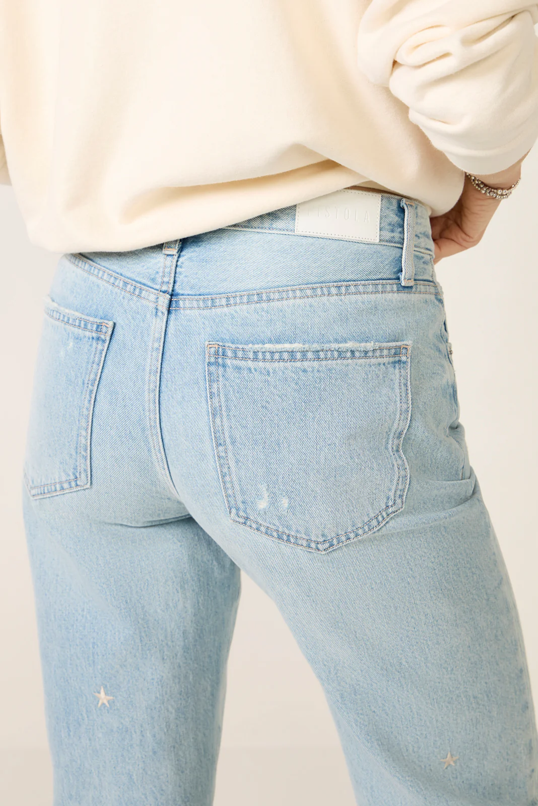 Lexi Bowed Straight Jean - Image 4