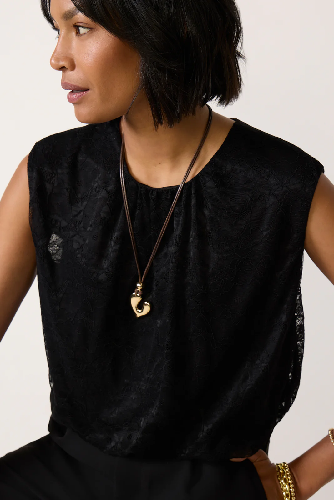 Lila Lace Bubble Tank - Image 3