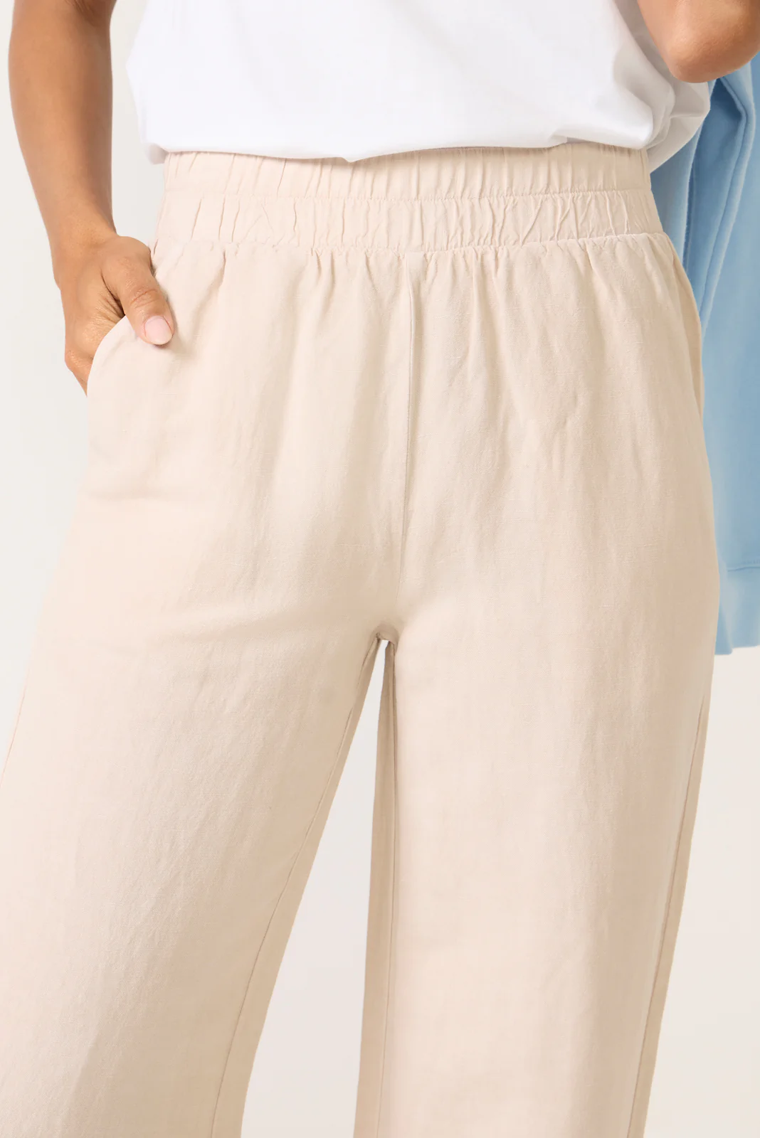 Linen Wide Leg Pant - Image 2