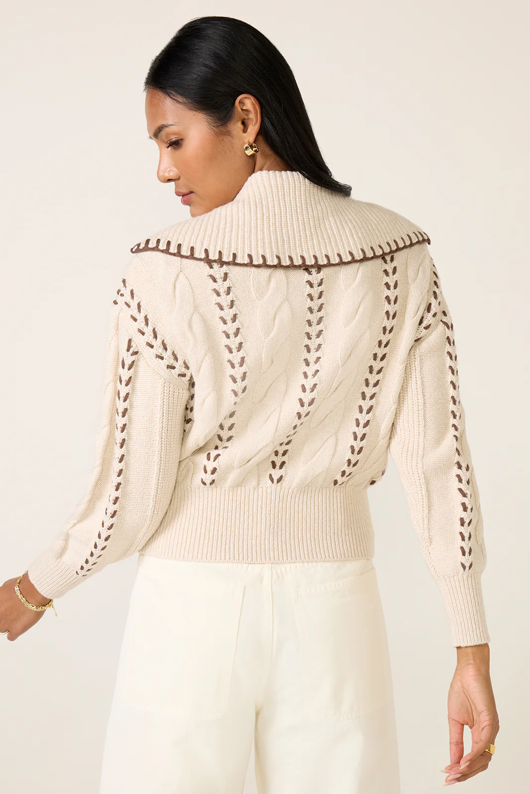 Lune Zip Front Cardigan - Image 4