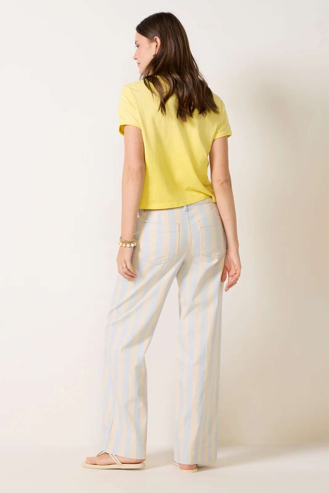 Maker Wide Leg Stripe Pant - Image 4