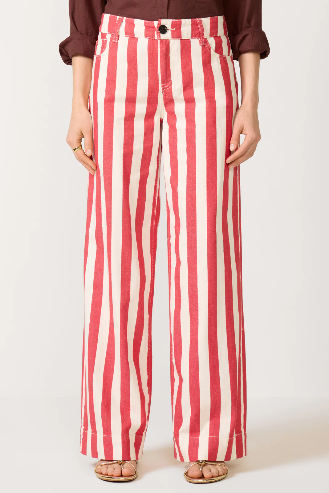 Maker Wide Leg Stripe Pant - Image 5