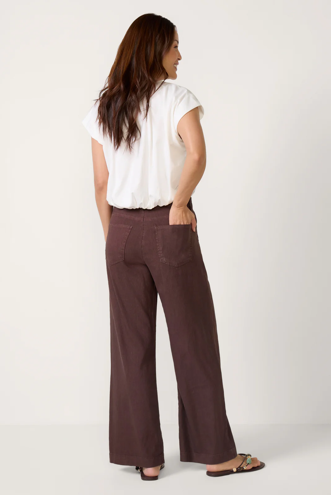 Meg Linen Wide Leg - Image 4