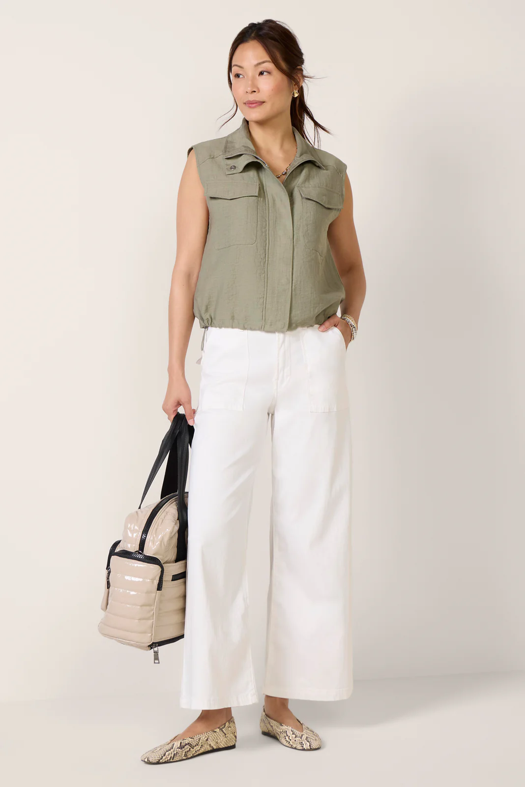 Meg Wide Leg W Porckchop Pocket - Image 6