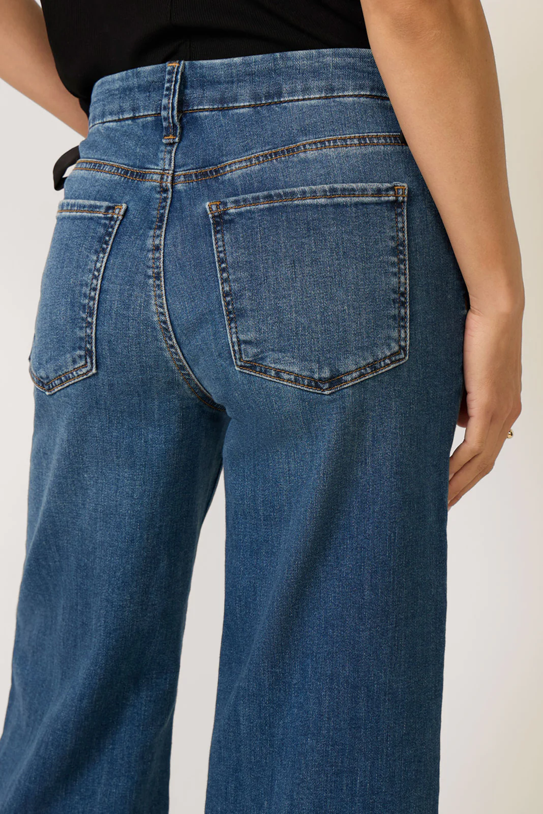 Meg Wide Leg W/ Raw Hem - Image 3