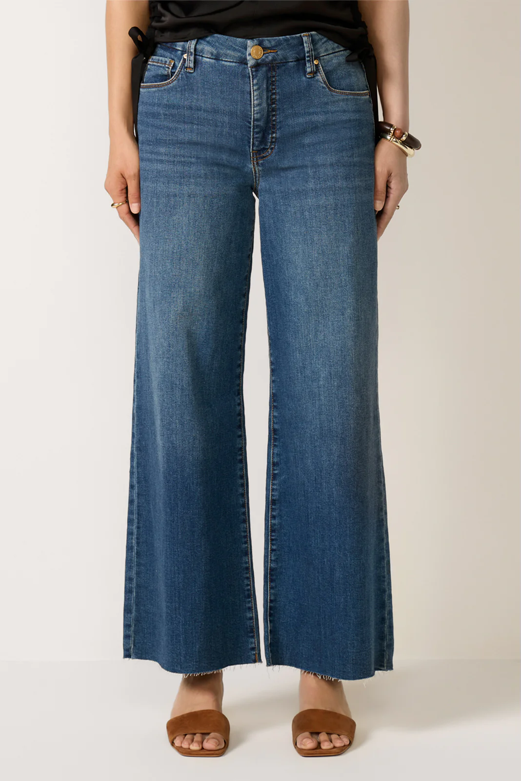Meg Wide Leg W/ Raw Hem - Image 5